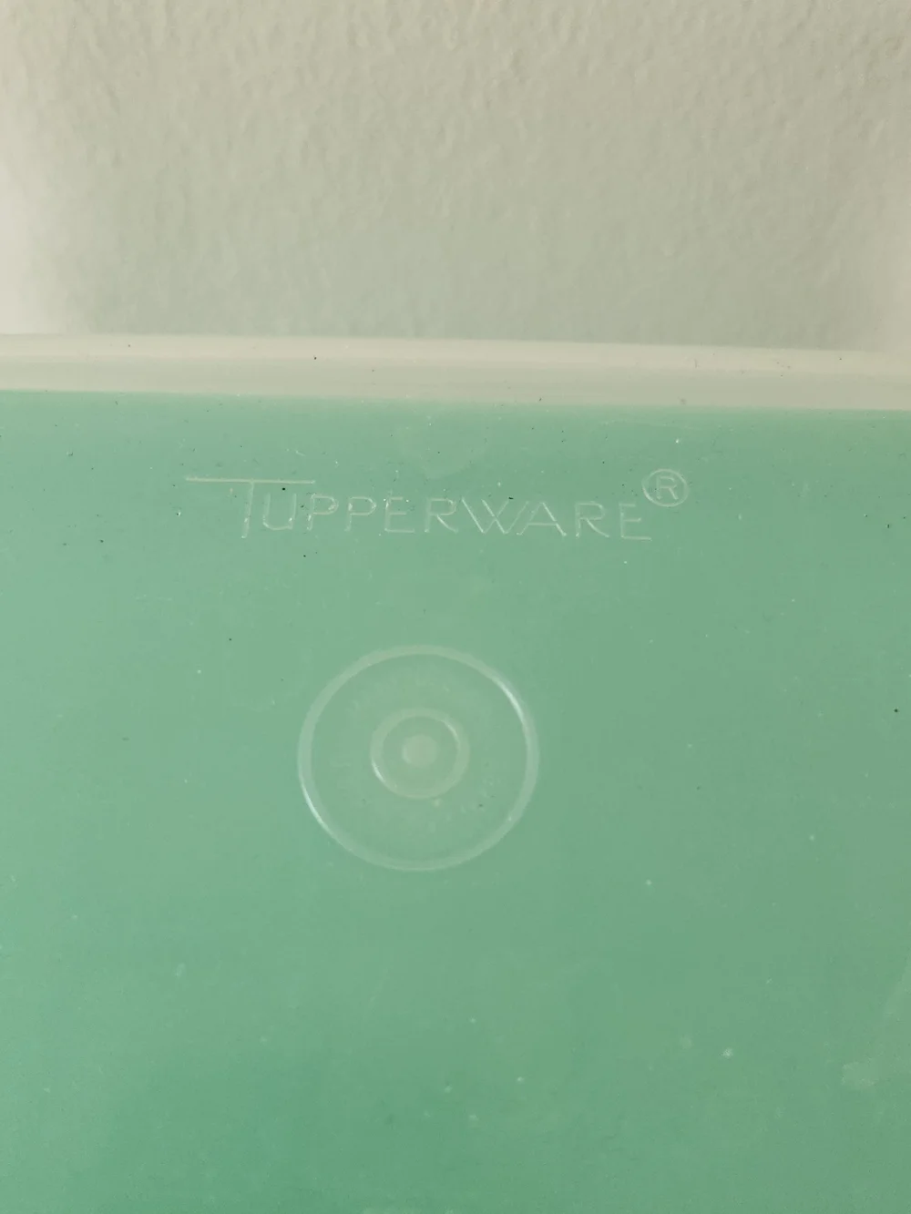 Vintage Tupperware Stackable Turquoise Plastic Storage Containers - Set of 3